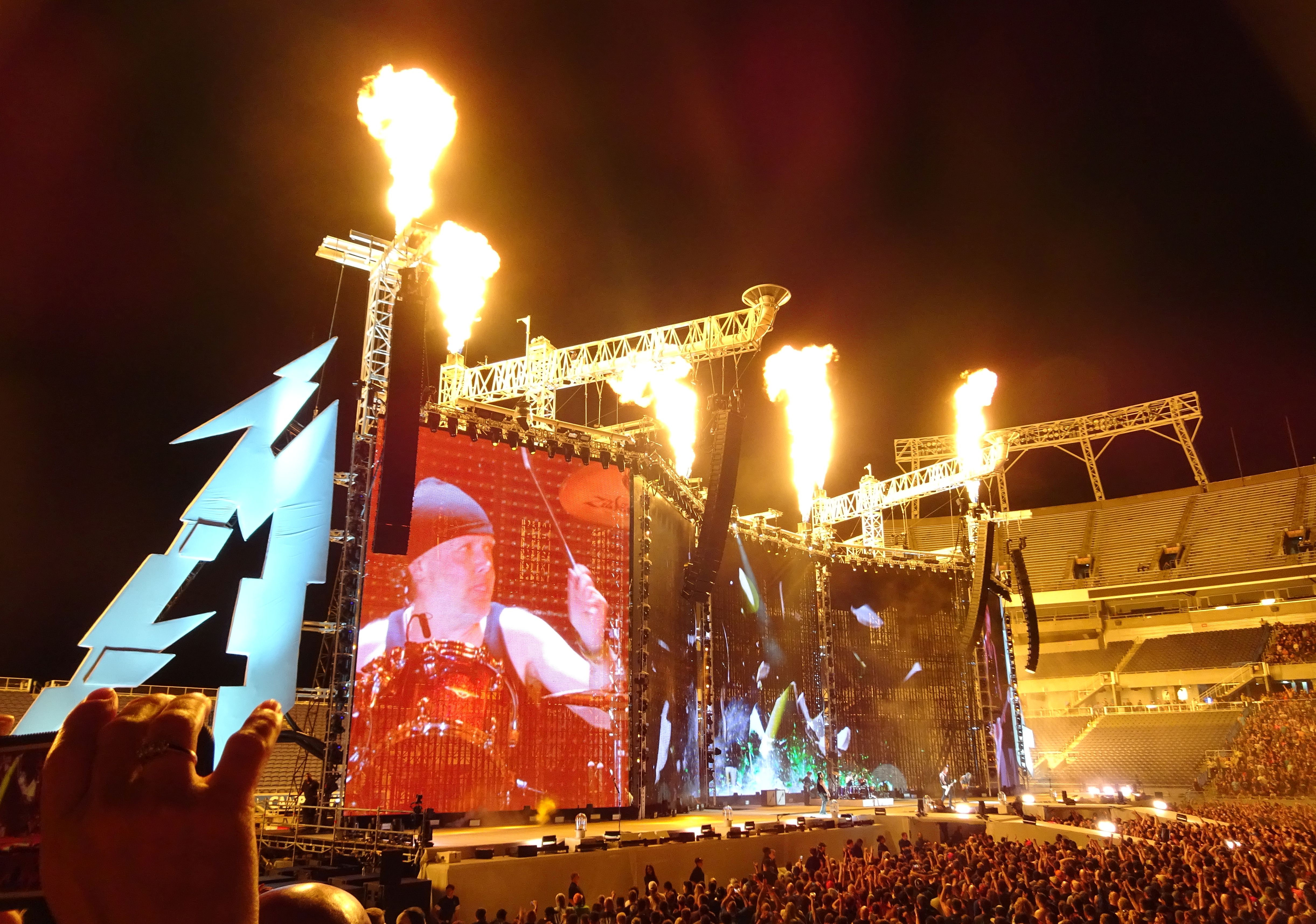 Jul 05, 2017: Metallica / Avenged Sevenfold / Volbeat at Camping World  Stadium Orlando, Florida, United States